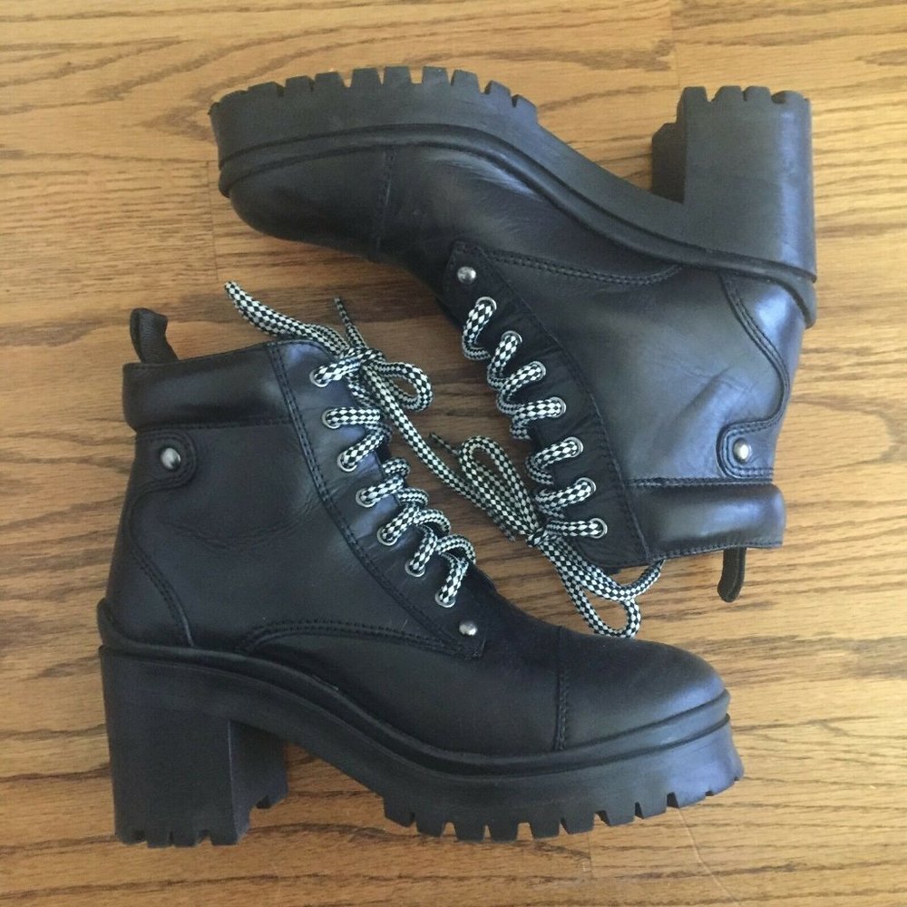 Tony Bianco Rafa Black Jetta Boots 38 (7-7.5)